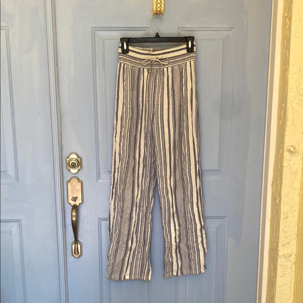 Casual Striped Beach Pants